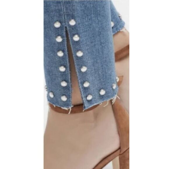 Citizens of Humanity Rocket High Rise Skinny with Ankle Pearl Detail Size 25 - Picture 1 of 14